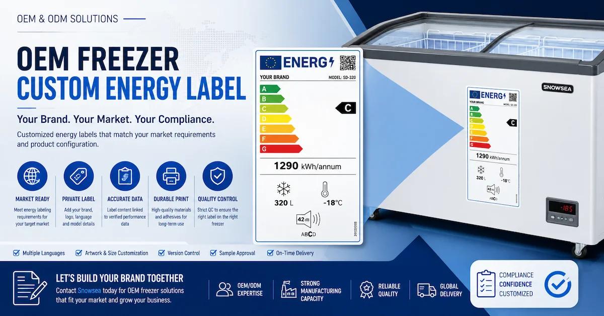 OEM Freezer Custom Energy Label: What B2B Buyers Should Confirm Before Production