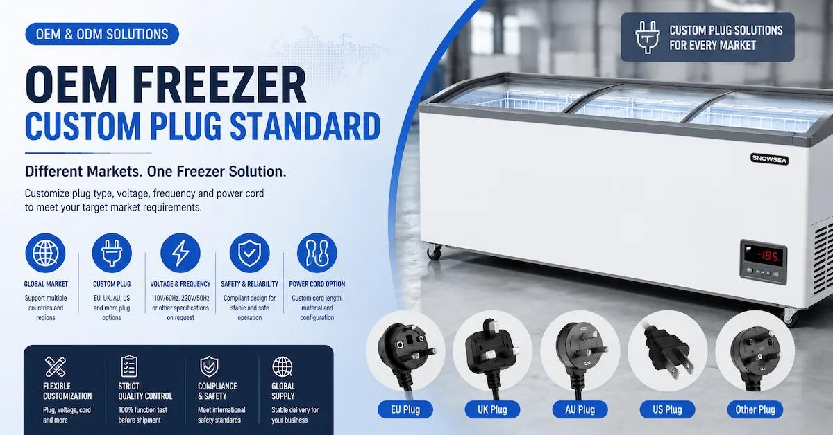 OEM Freezer Custom Plug Standard: What B2B Buyers Should Confirm Before Production